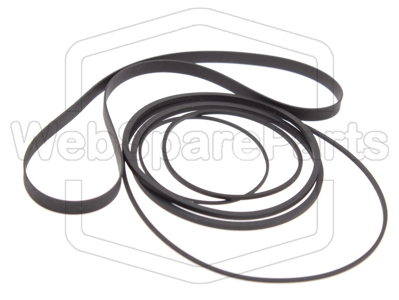 Kit cinghie ricambio per restaurazione piastra cassette vintage Pioneer CT-F650