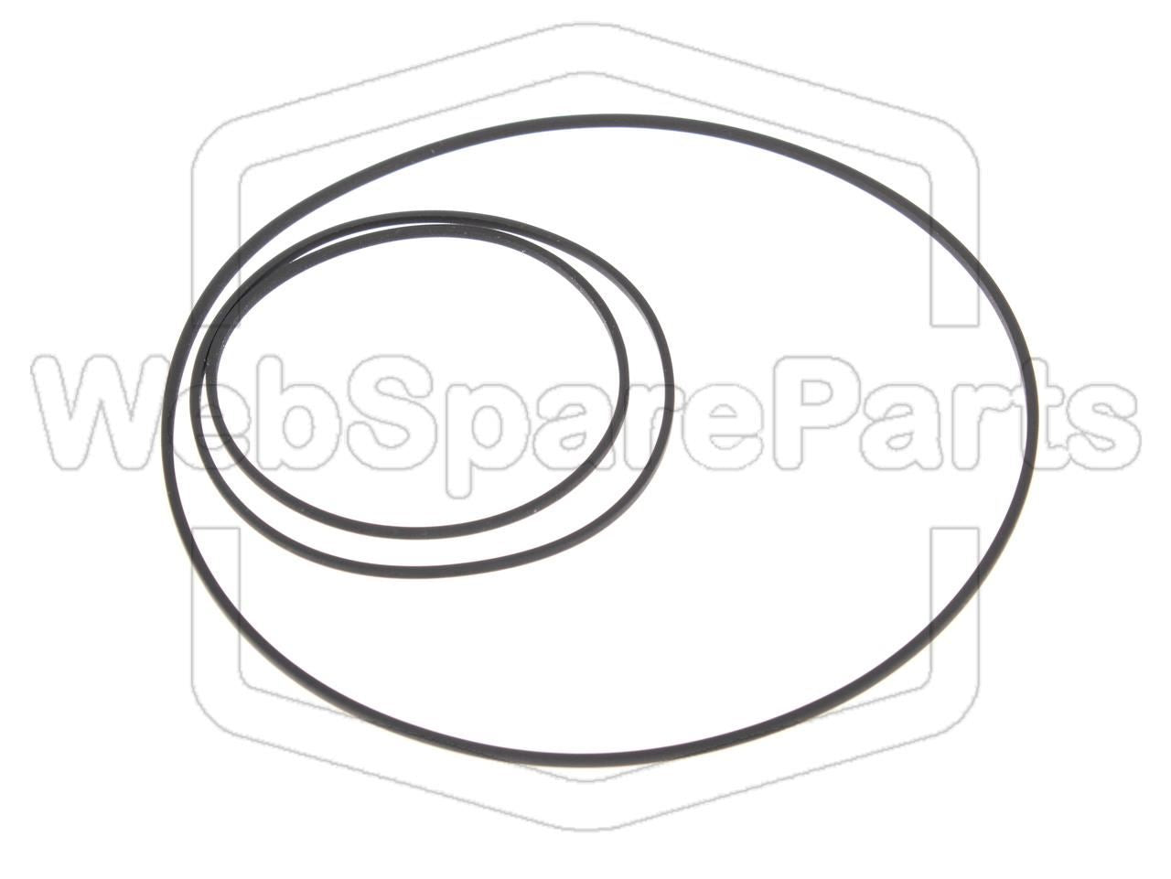 Kit cinghie ricambio per restaurazione piastra cassette vintage Sony HST-59