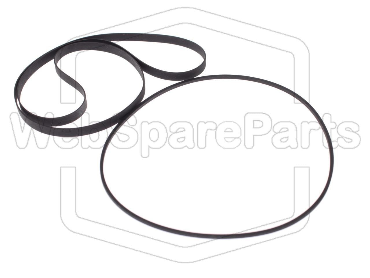 Belt Kit for Cassette Deck Bang & Olufsen Beocord 5500 Type 4933