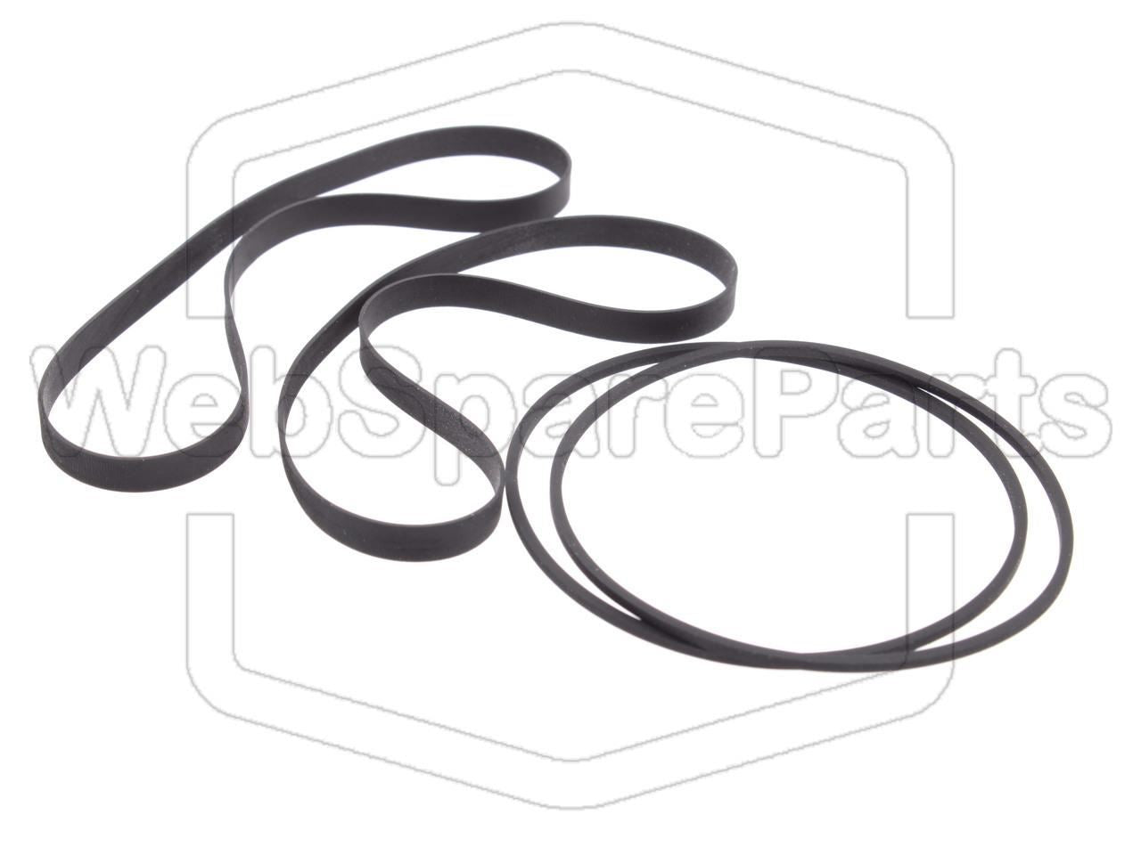 Kit cinghie ricambio per doppia piastra cassette Aiwa FX-W909