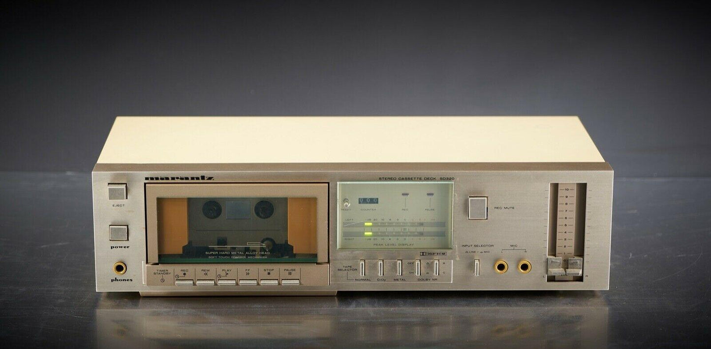 Kit cinghie ricambio per restaurazione piastra cassette vintage Marantz SD-320
