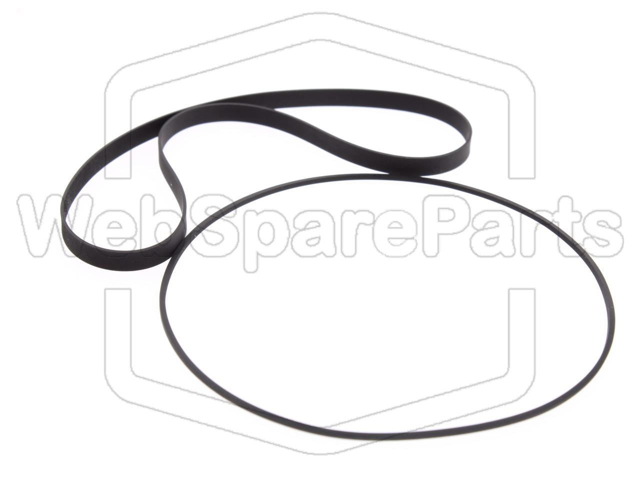 Kit cinghie ricambio per restaurazione piastra cassette vintage Sony TC-R303