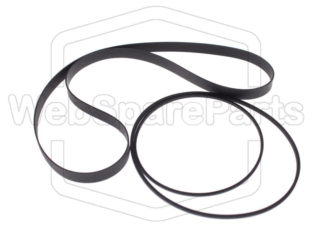 Belt Kit for Cassette Deck Bang & Olufsen Beocord 2400 Type 2665