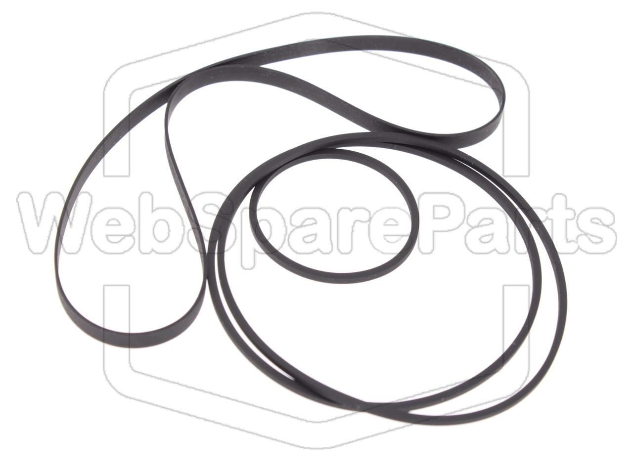 Kit cinghie ricambio per restaurazione piastra cassette vintage Pioneer CT-3A