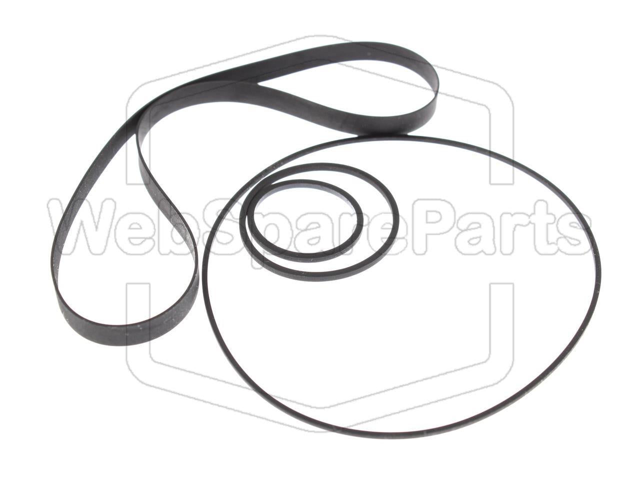 Kit cinghie ricambio per restaurazione piastra cassette vintage Pioneer CT-F1000