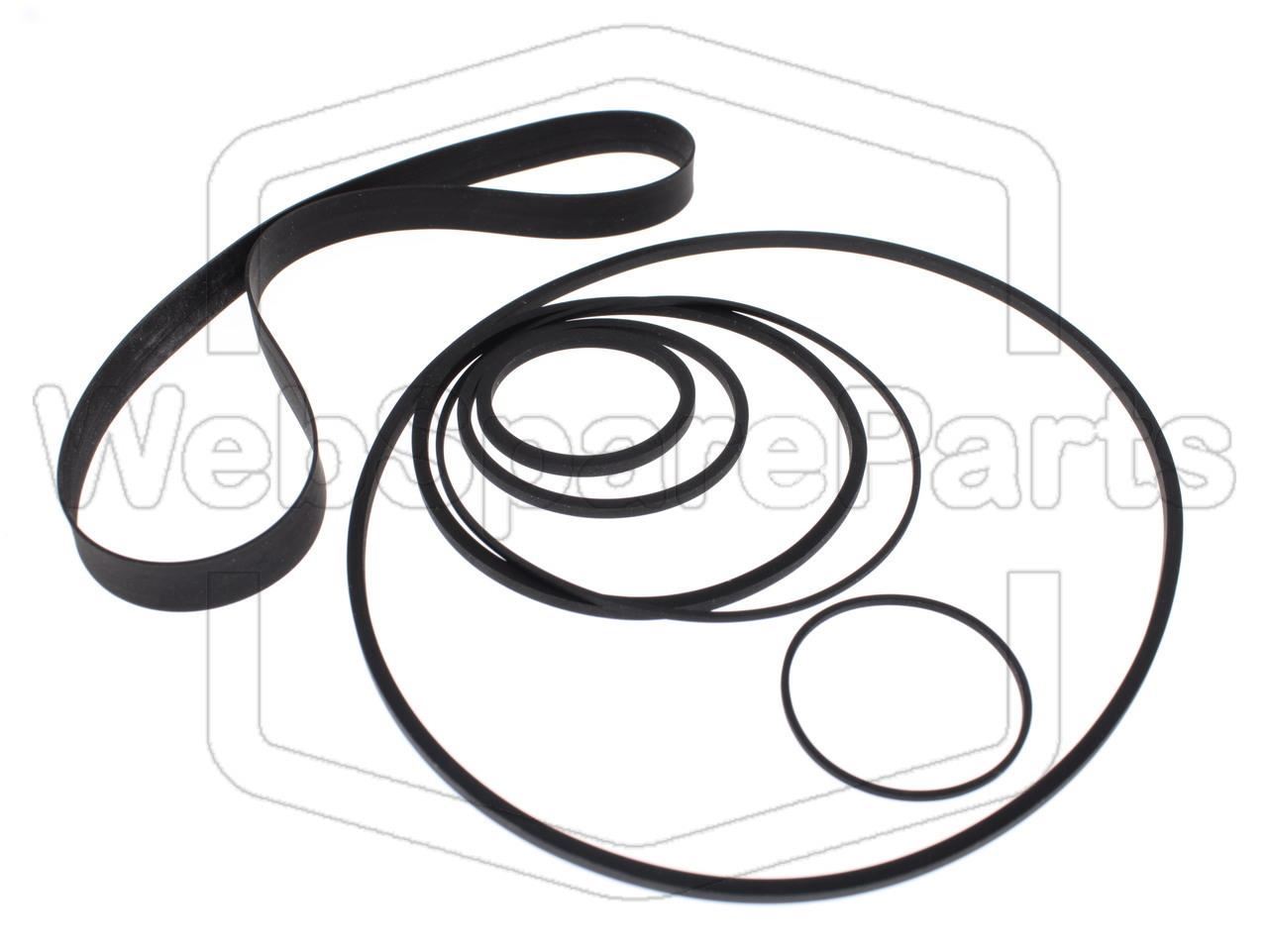 Kit cinghie ricambio per videoregistratore a cassetta Panasonic NV-390