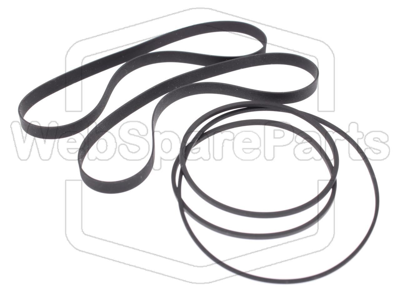 Kit cinghie ricambio per doppia piastra cassette Pioneer CT-X8W