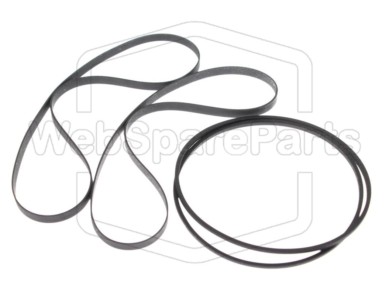Kit cinghie ricambio per doppia piastra cassette Pioneer XR-A200