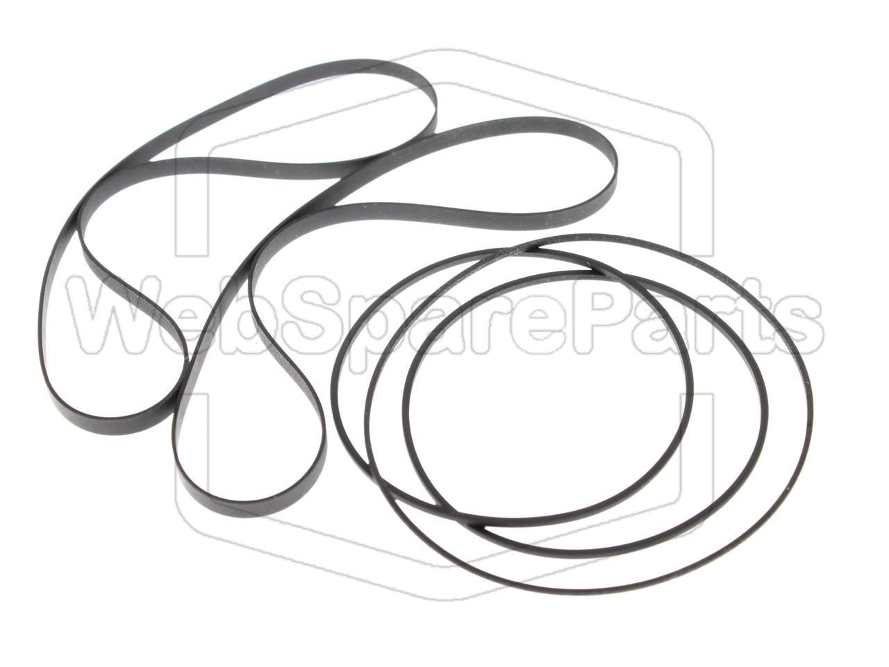 Kit cinghie ricambio per doppia piastra cassette Marantz 74 SD415