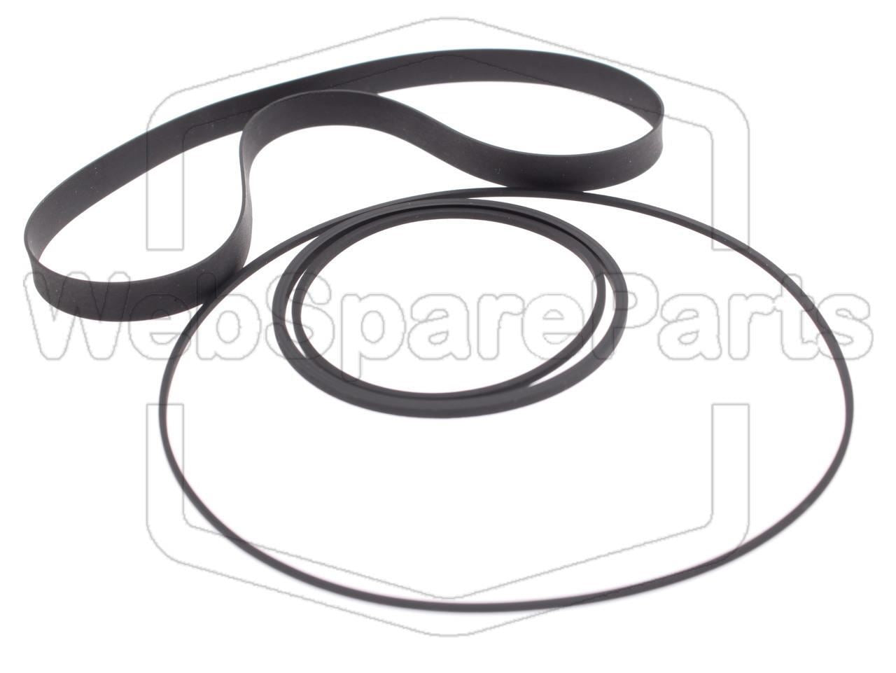 Kit cinghie ricambio per restaurazione piastra cassette vintage Sansui SC-1110