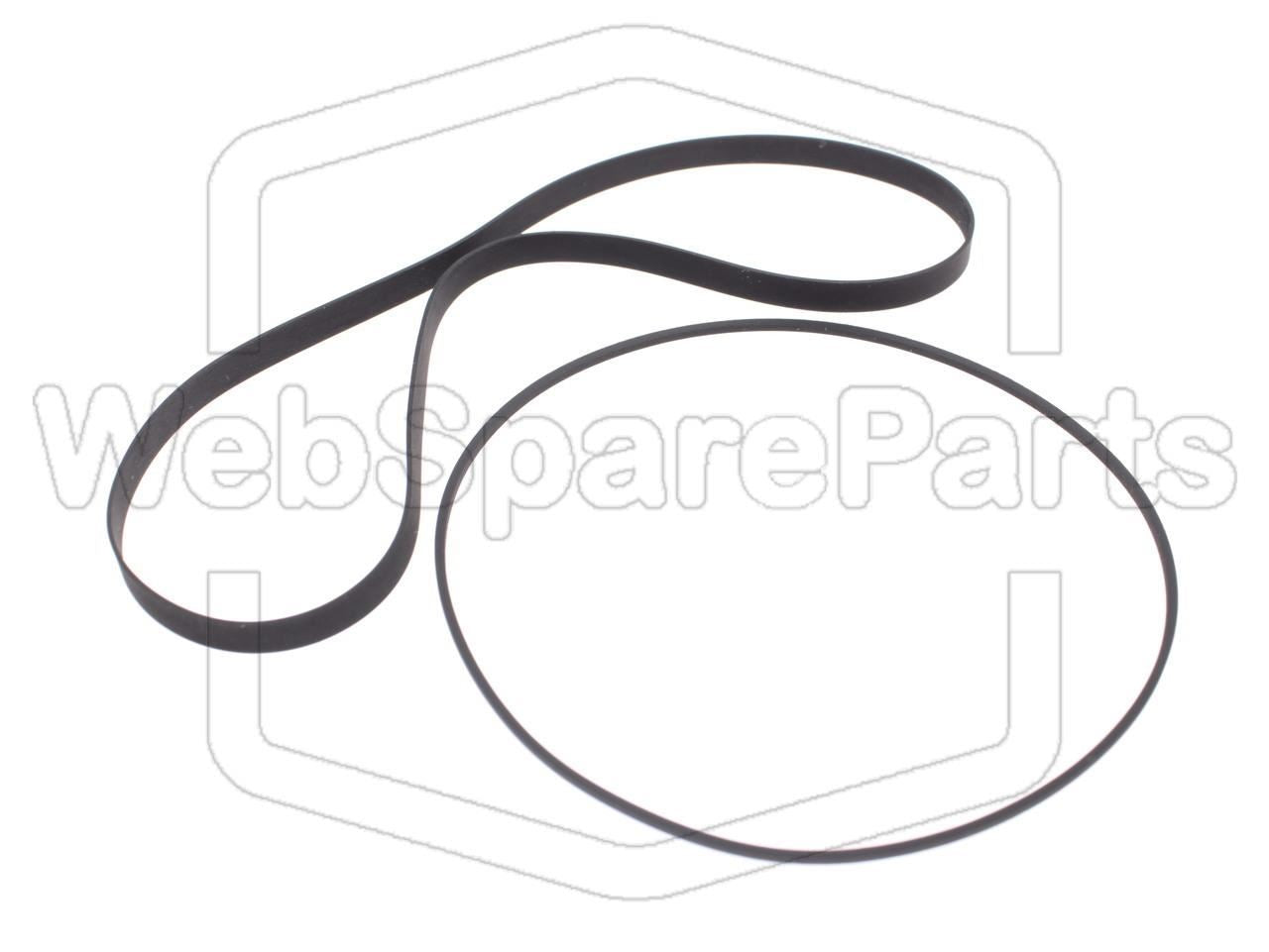 Kit cinghie (Versione 1) per piastra a cassette Deck Akai GX-F35