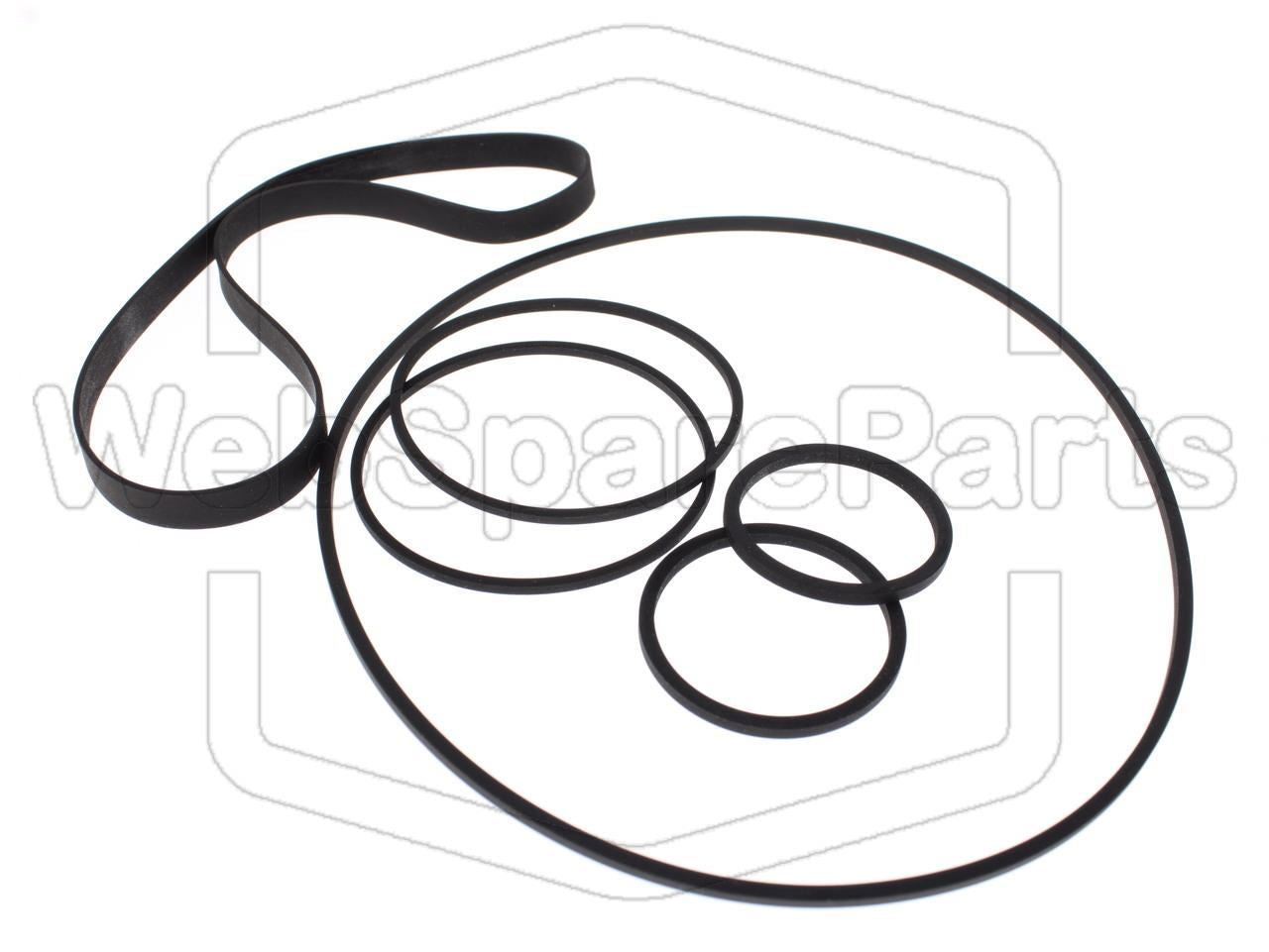 Kit cinghie ricambio per videoregistratore a cassetta Hitachi VT-14 E