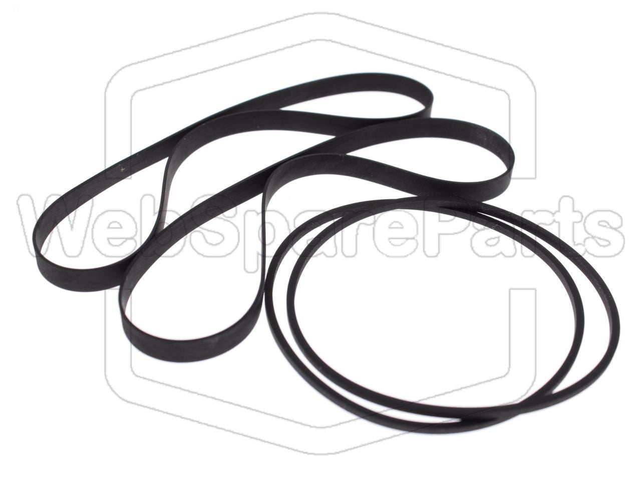 Kit cinghie ricambio per doppia piastra cassette Kenwood CT-405