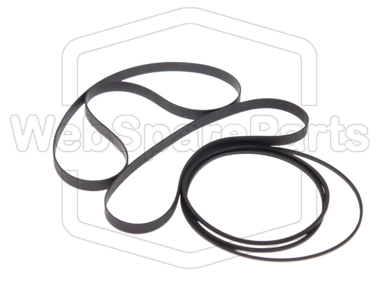 Kit cinghie ricambio per doppia piastra cassette Kenwood KX-66CW