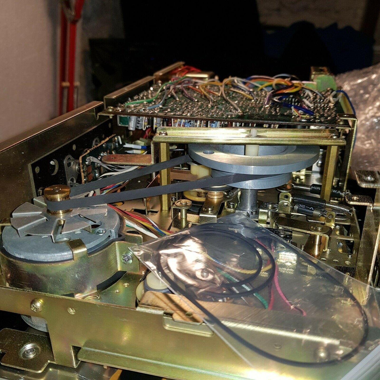 Kit cinghie ricambio per restaurazione piastra cassette vintage Akai GX-C39D– versione 2