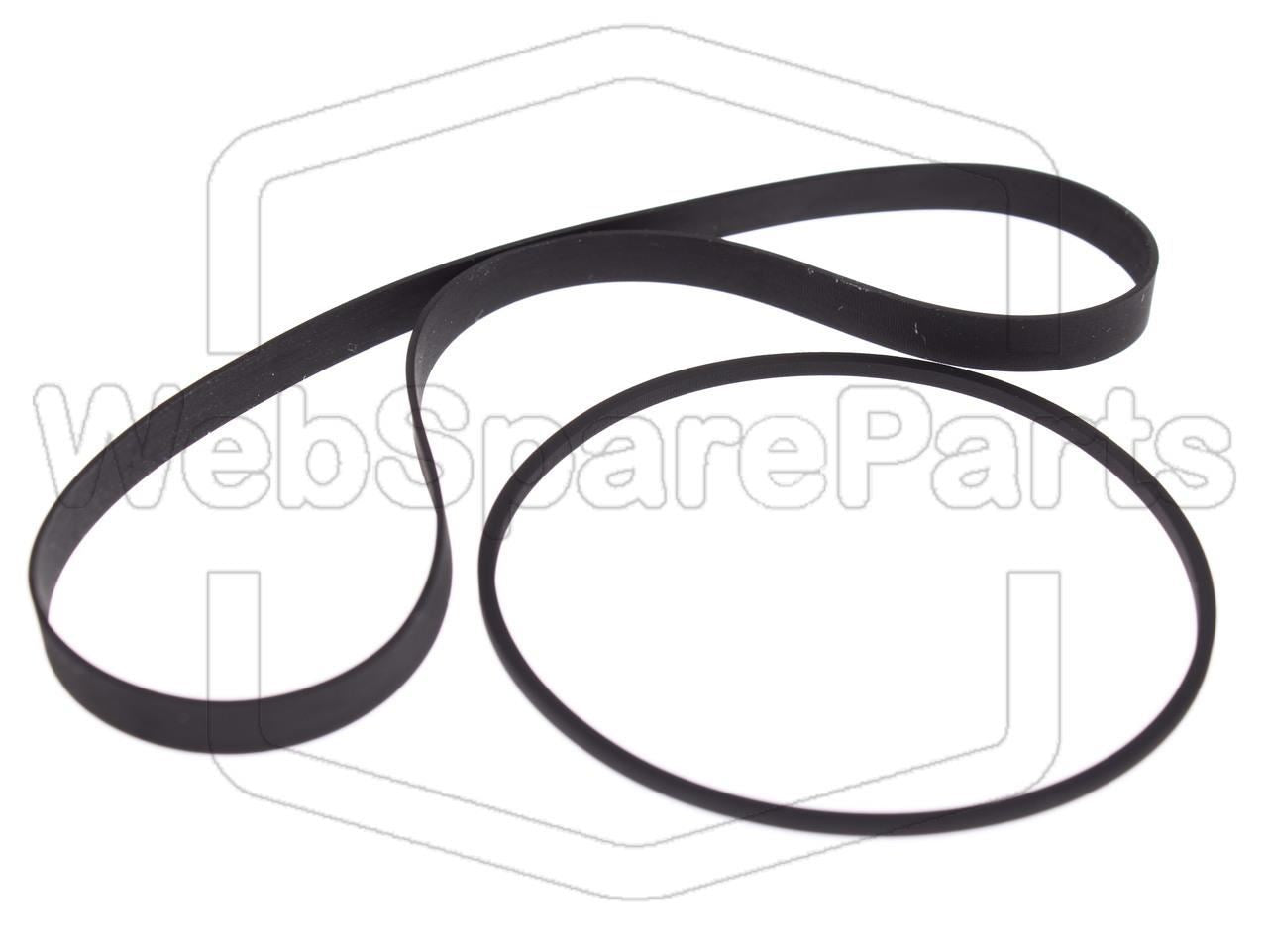 Kit cinghie ricambio per restaurazione piastra cassette vintage Panasonic RX-DS35