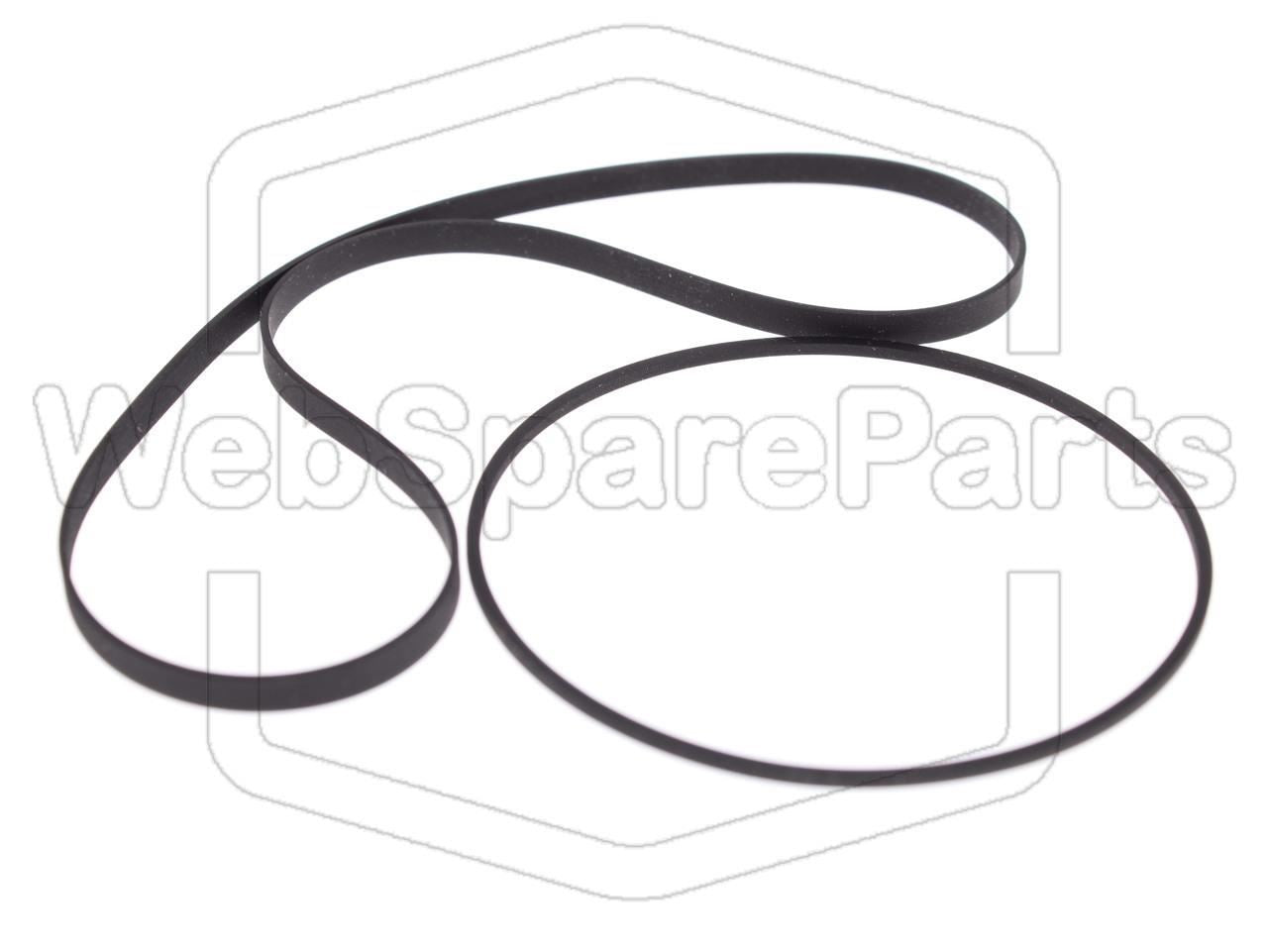 Kit cinghie ricambio per restaurazione piastra cassette vintage Harman Kardon CA-D5