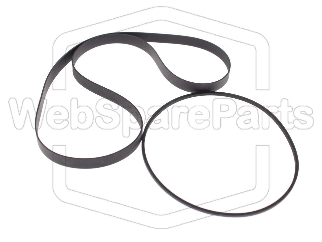 Kit cinghie ricambio per restaurazione piastra cassette vintage Sansui D-35BF