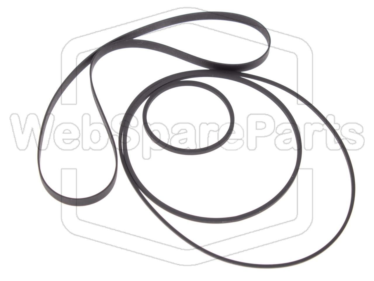 Kit cinghie ricambio per restaurazione piastra cassette vintage Pioneer CT-330