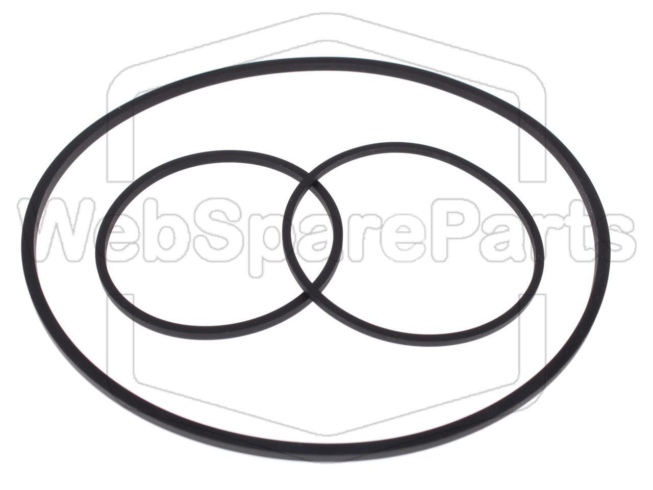 Kit cinghie ricambio per videoregistratore a cassetta Playsonic VF-5500