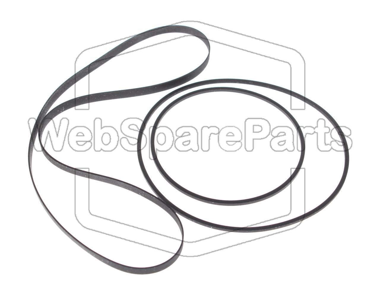 Kit cinghie ricambio per restaurazione piastra cassette vintage SAE C102