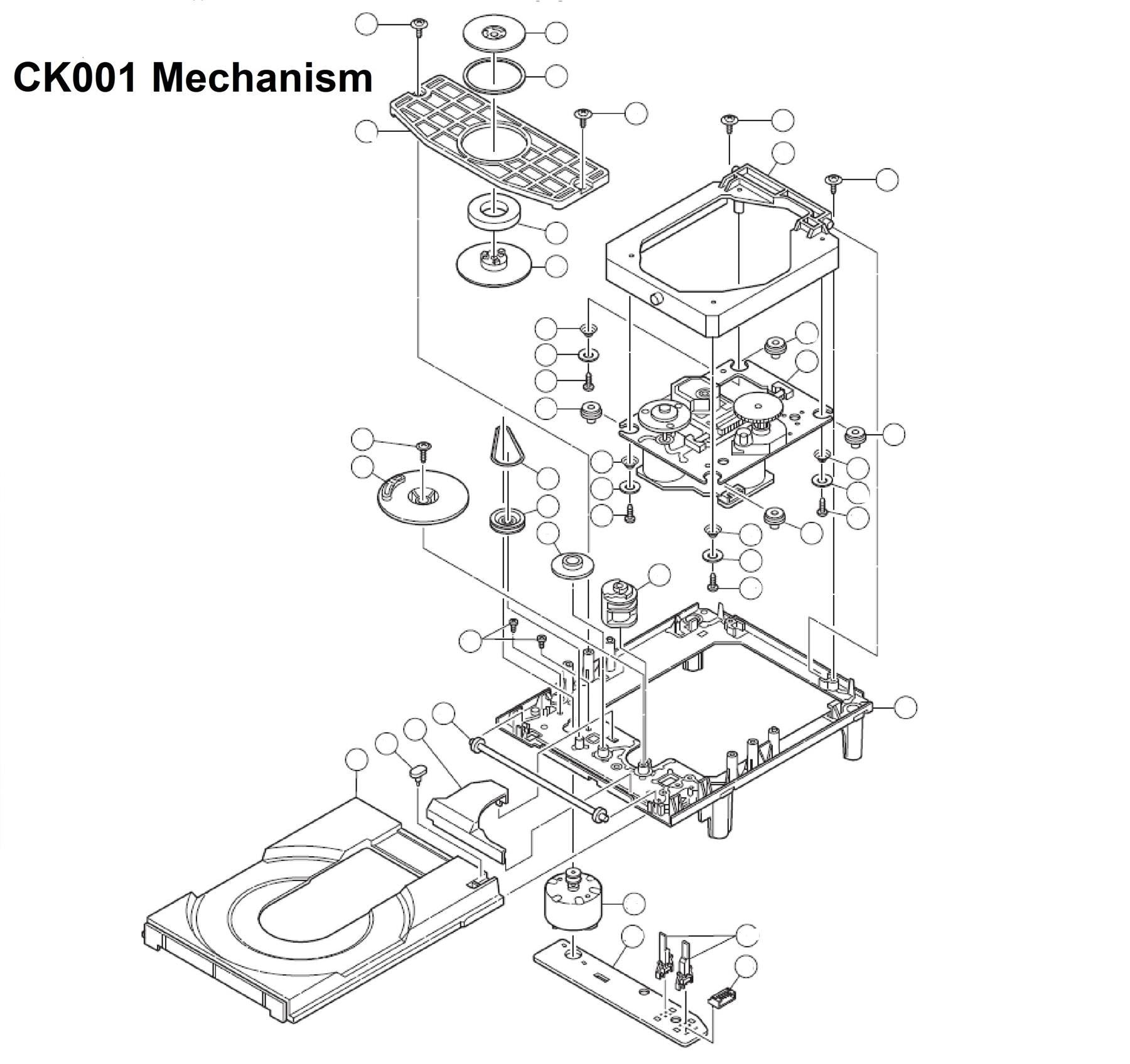 Spare Part Aiwa 91-452-493-210 MAGNET (Please read description)