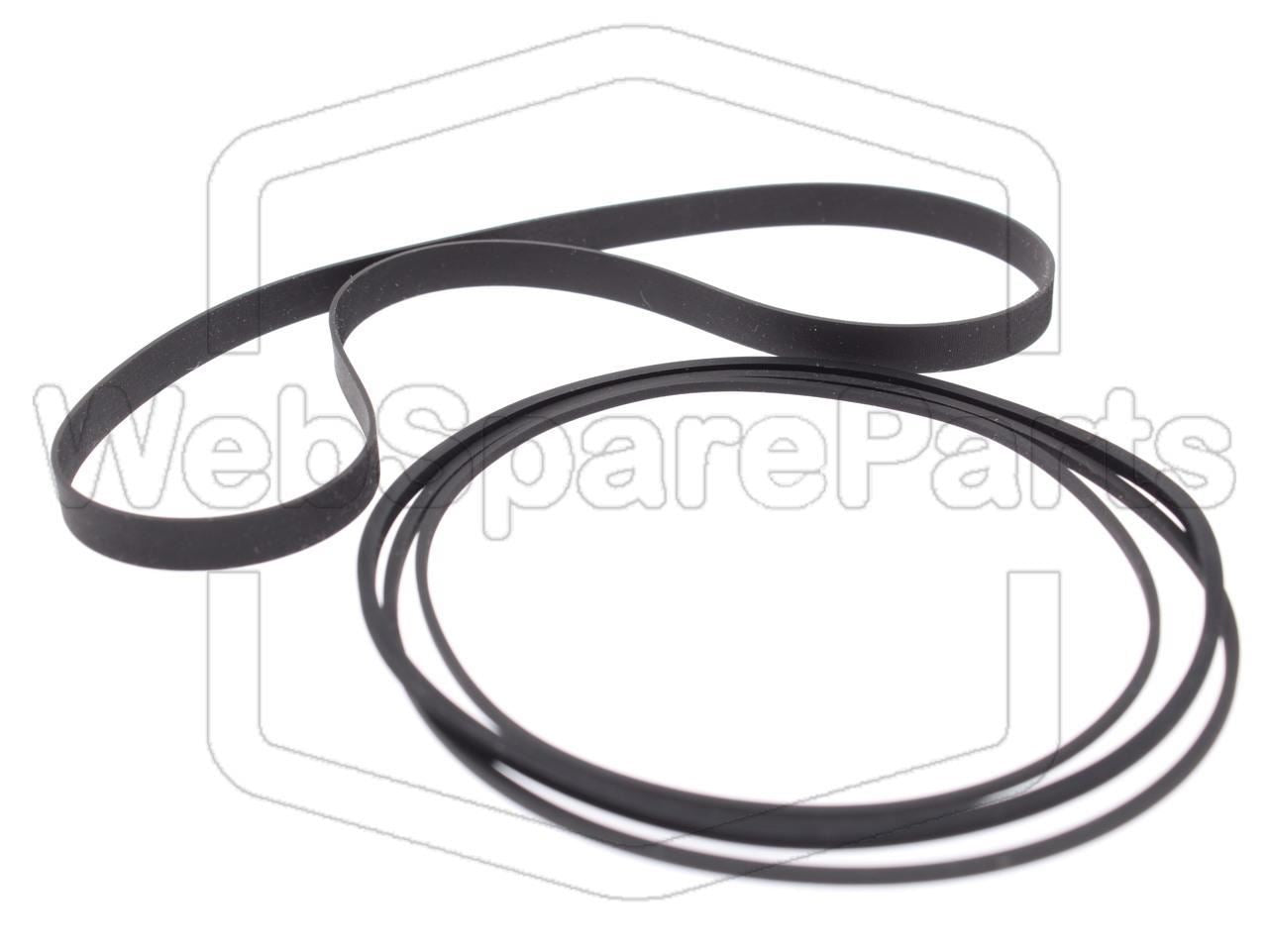 Kit cinghie ricambio per restaurazione piastra cassette vintage Sony TC-K6B