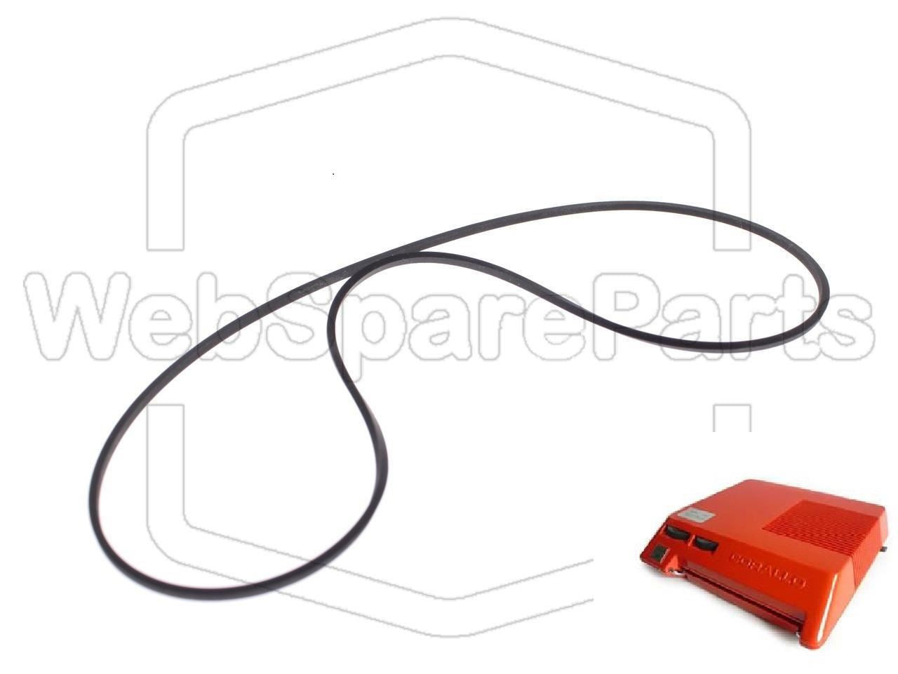 Cinghia di ricambio per giradischi Wilco CORALLO