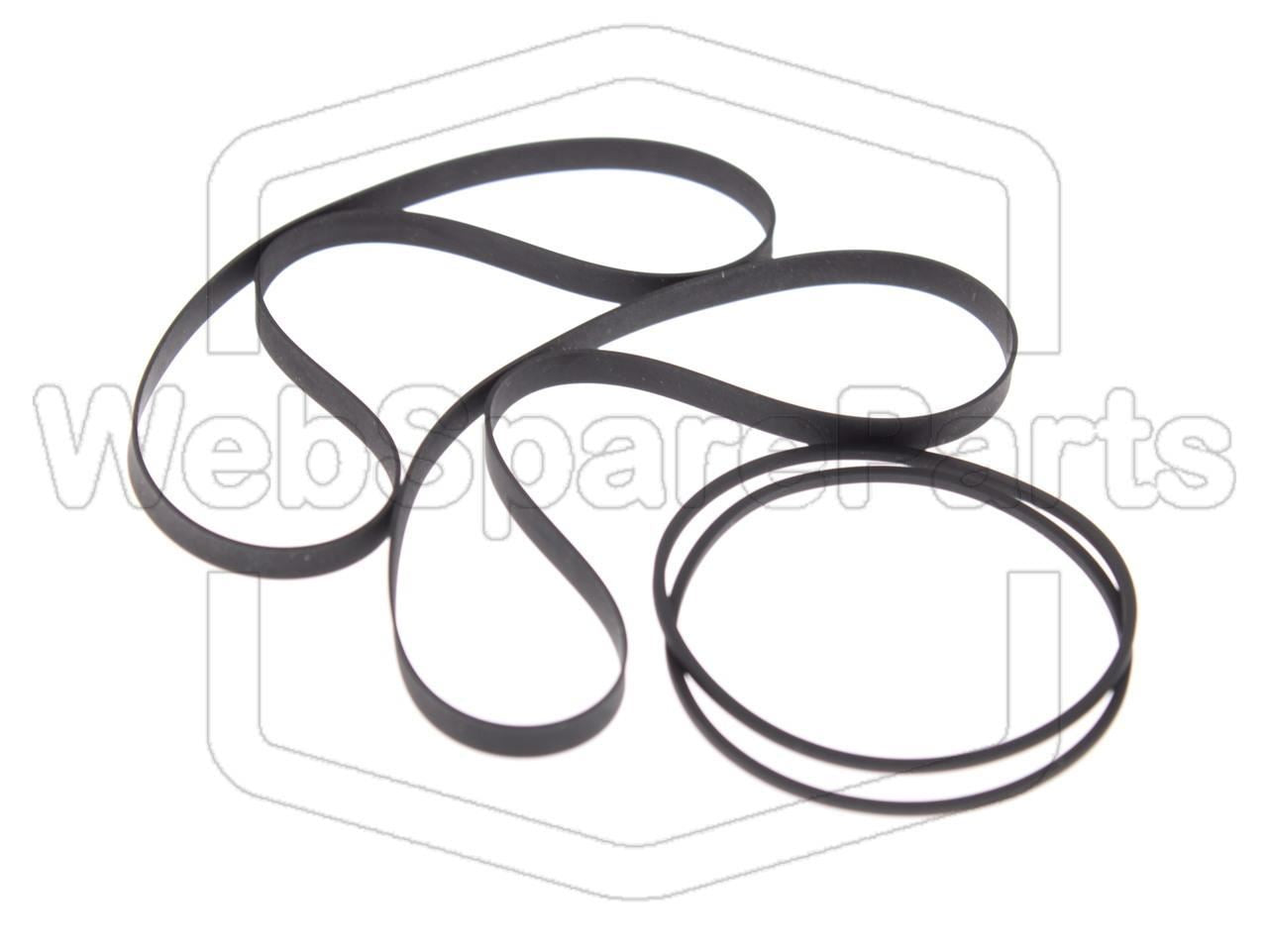 Kit cinghie ricambio per doppia piastra cassette Kenwood XF-5