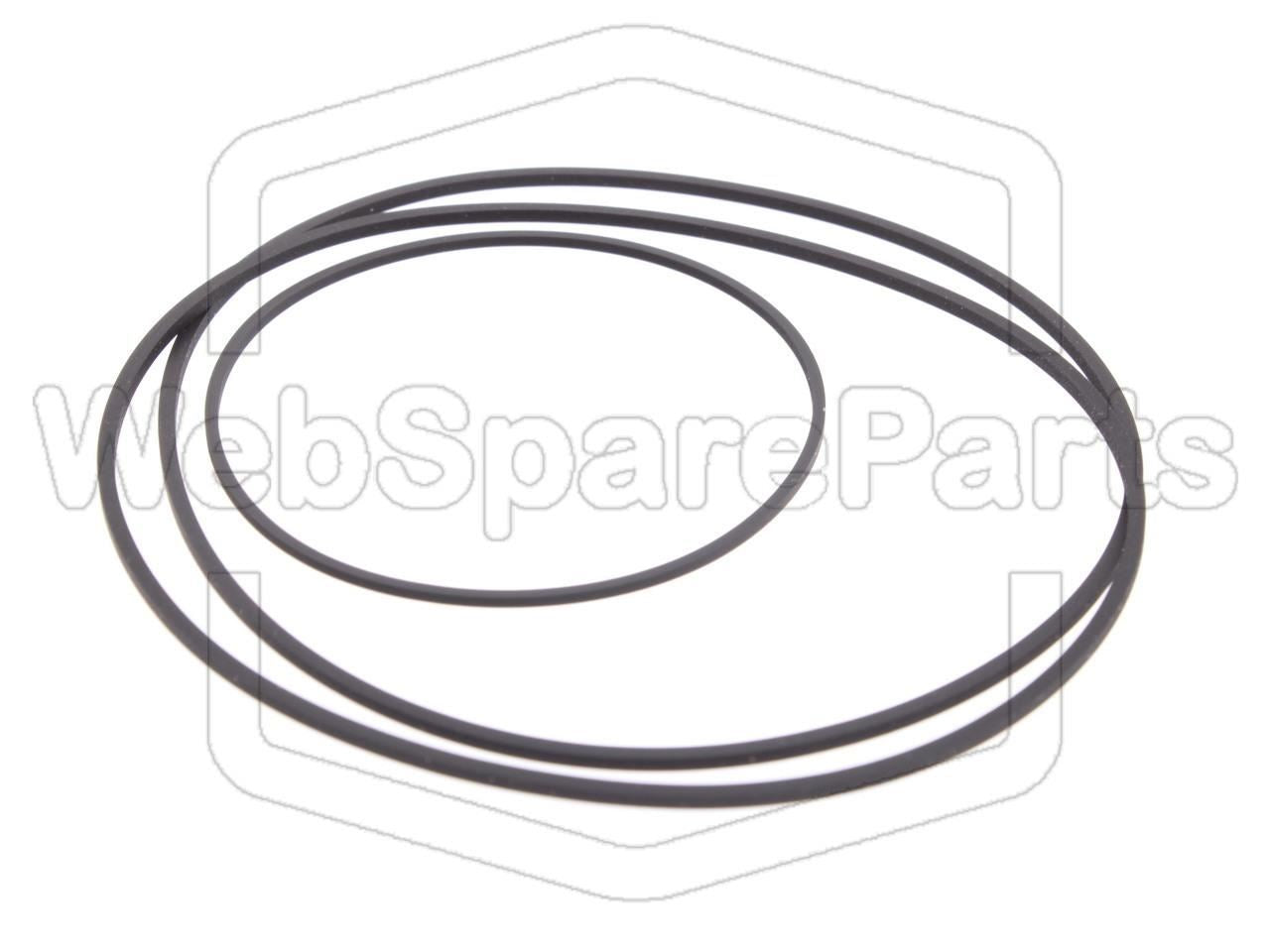 Kit cinghie ricambio per restaurazione piastra cassette vintage Sony DXA-D50