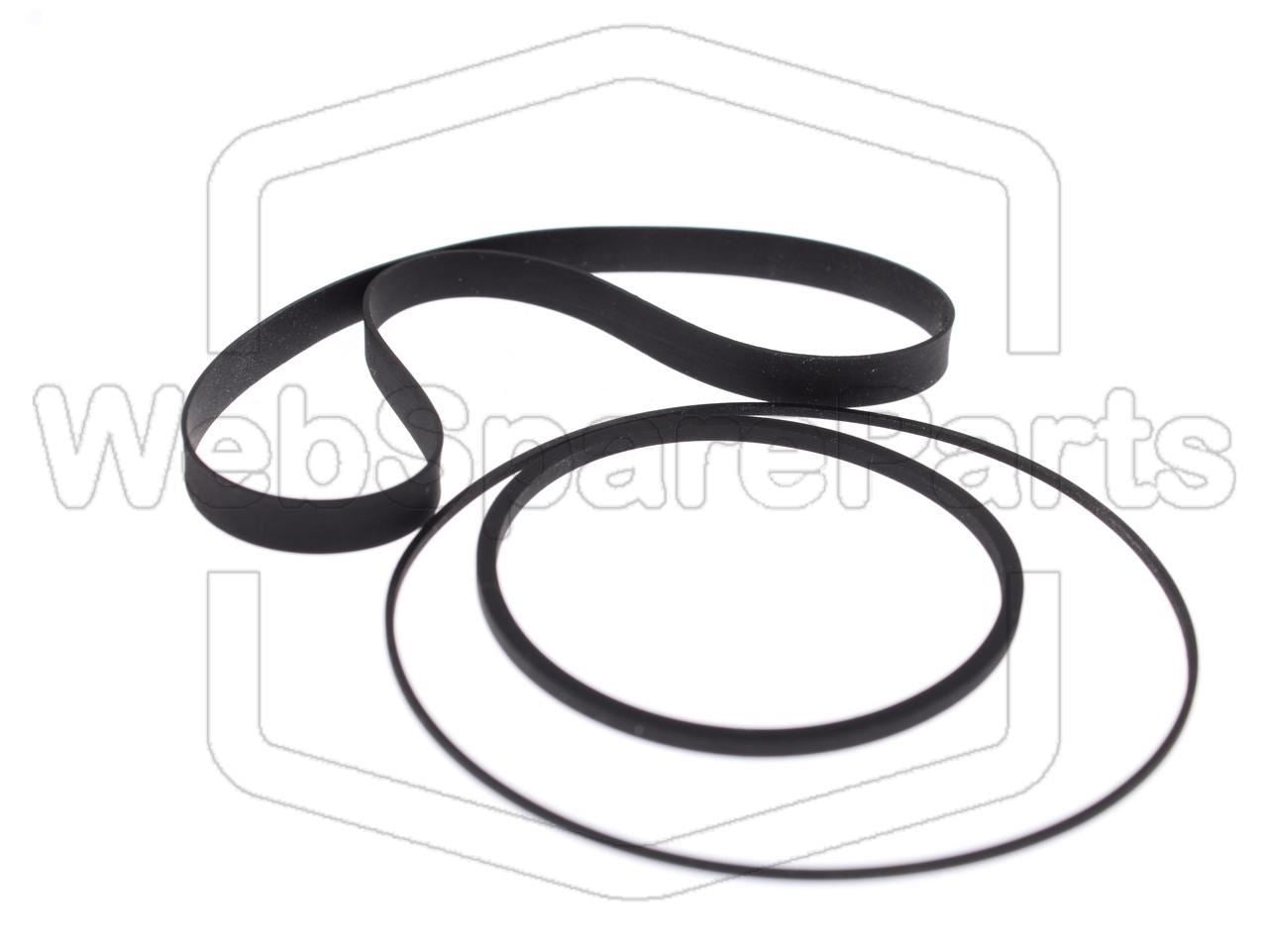 Kit cinghie ricambio per restaurazione piastra cassette vintage Pioneer CT-X6