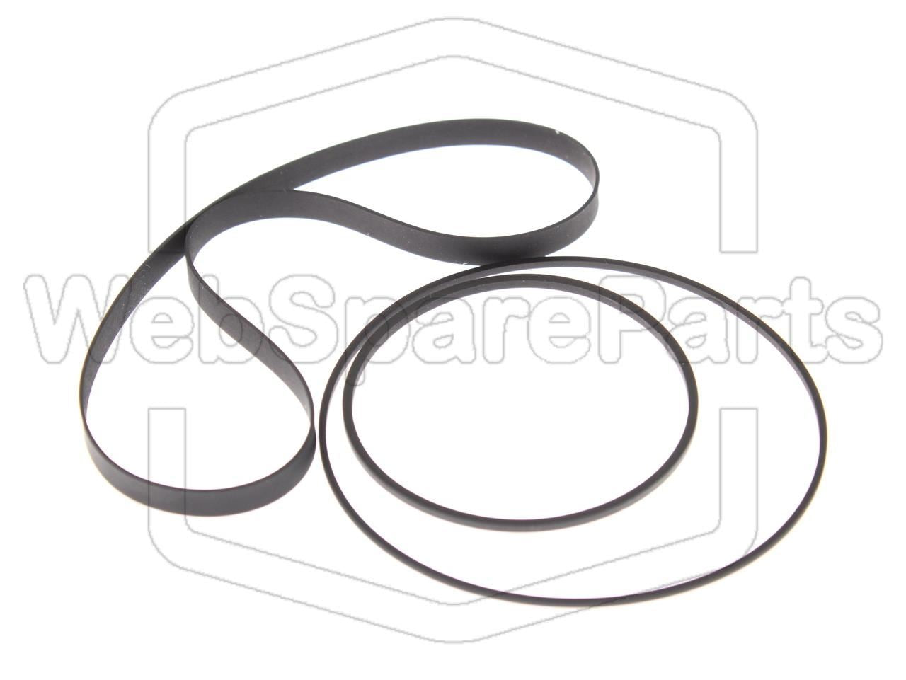 Kit cinghie ricambio per restaurazione piastra cassette vintage Sony TC-78