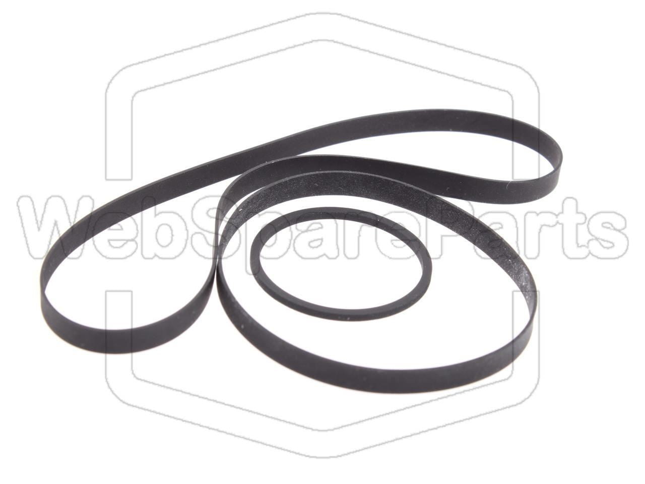 Kit cinghie ricambio per restaurazione piastra cassette vintage Sony TC-K815S