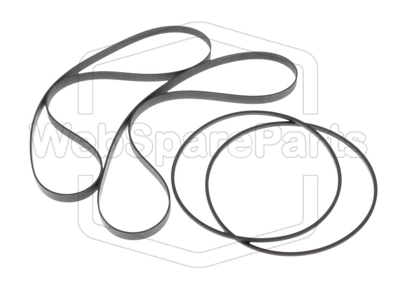 Kit cinghie ricambio per doppia piastra cassette Marantz SD535
