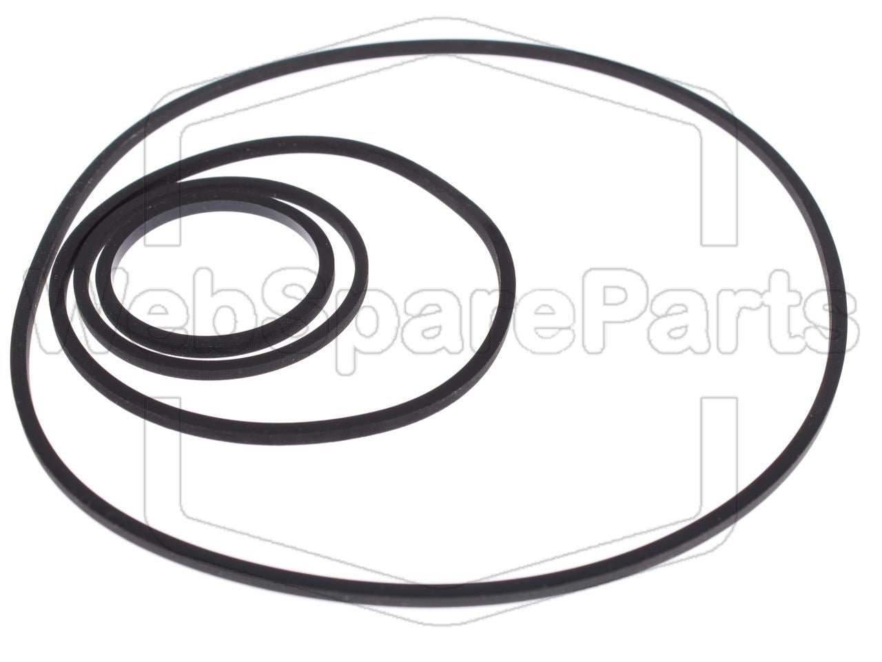 Kit cinghie ricambio per videoregistratore a cassetta Panasonic AG-6810 S/E