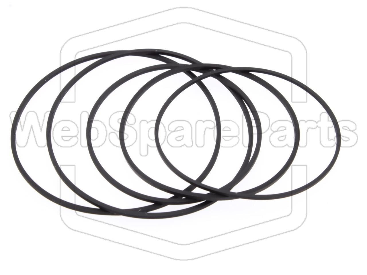 Kit cinghie ricambio per restaurazione piastra cassette vintage Sony TC-W310