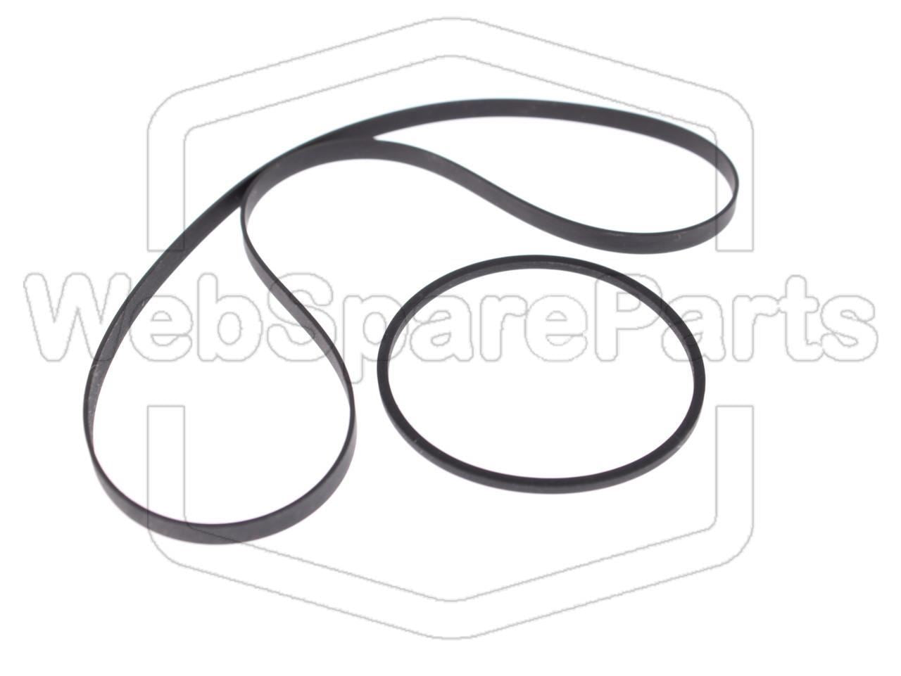 Kit cinghie ricambio per restaurazione piastra cassette vintage Grundig CNF 350