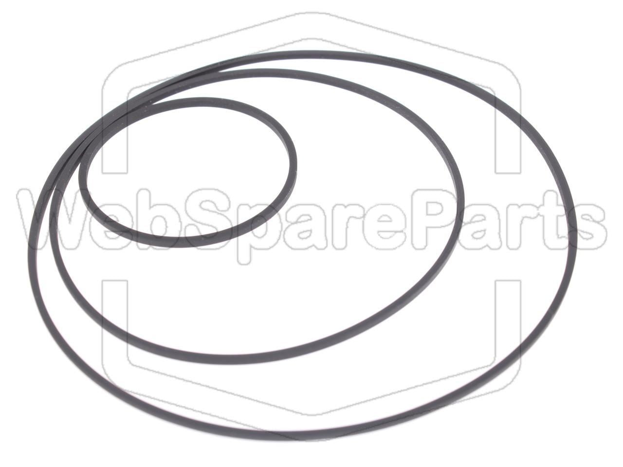 Kit cinghie ricambio per restaurazione piastra cassette vintage Pioneer CT-5151