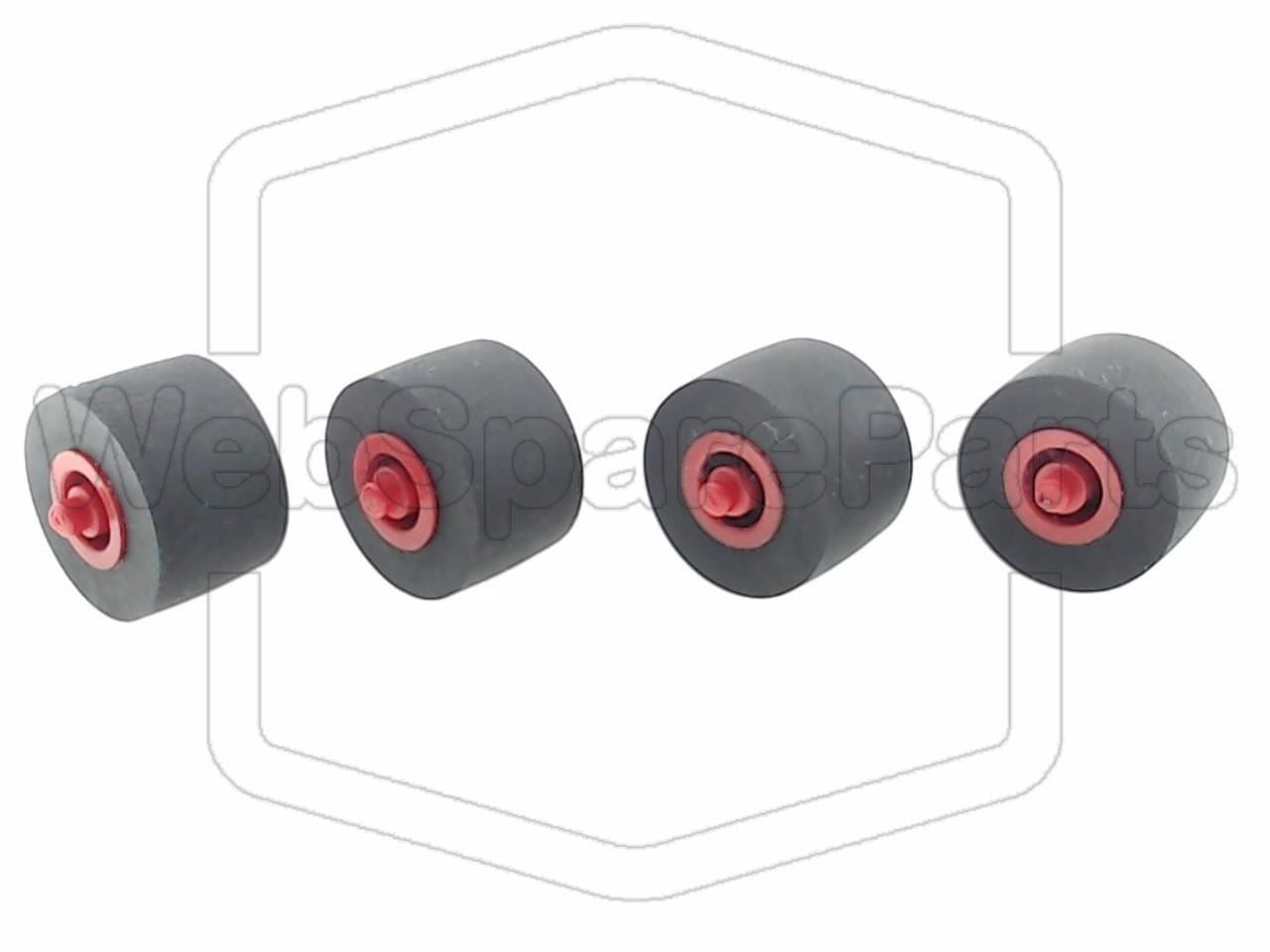 Rulli di pressione (pinch rollers) per piastra cassette Sony HMC-RXD7