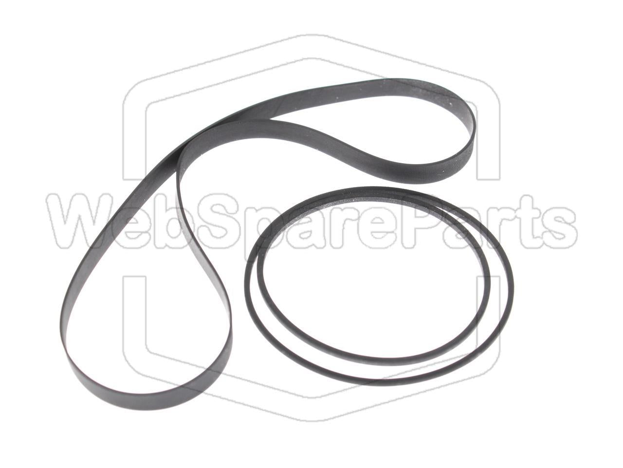 Kit cinghie ricambio per restaurazione piastra cassette vintage Pioneer CT-F1050