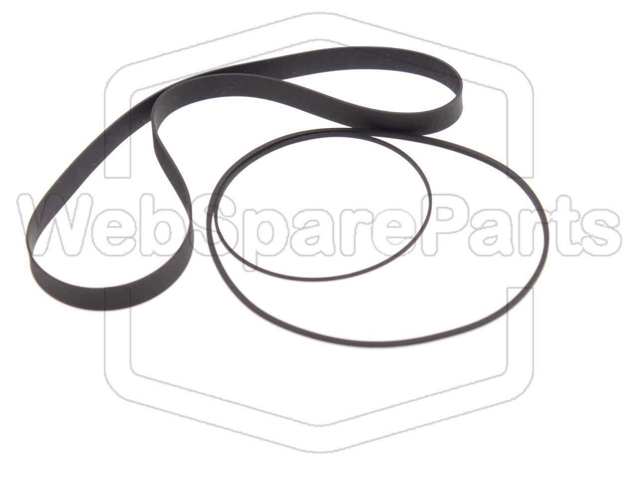 Kit cinghie ricambio per restaurazione piastra cassette vintage Pioneer CT-F8282