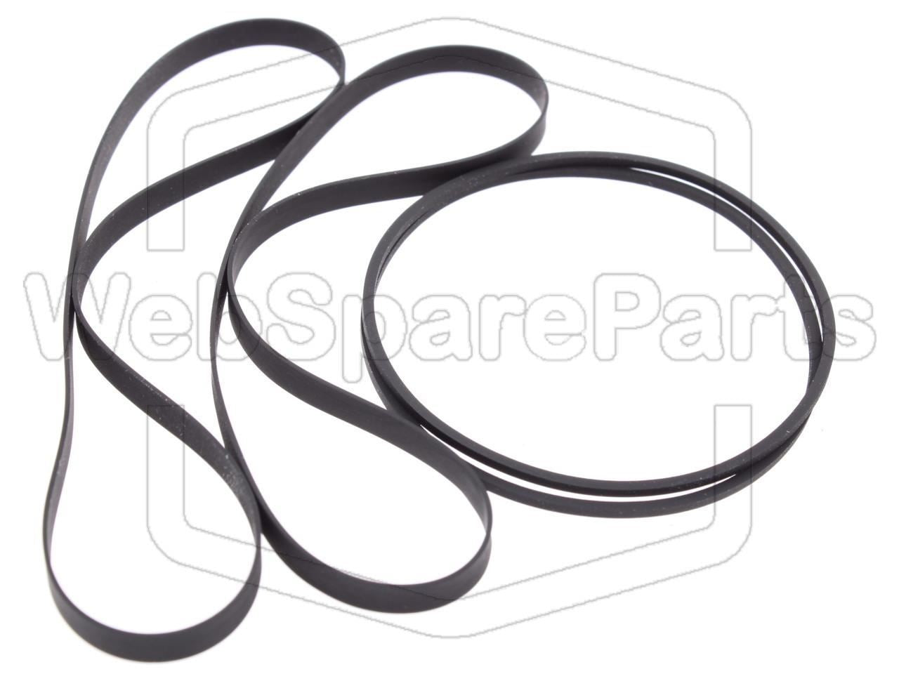 Kit cinghie ricambio per restaurazione piastra cassette vintage Panasonic RX-DT07