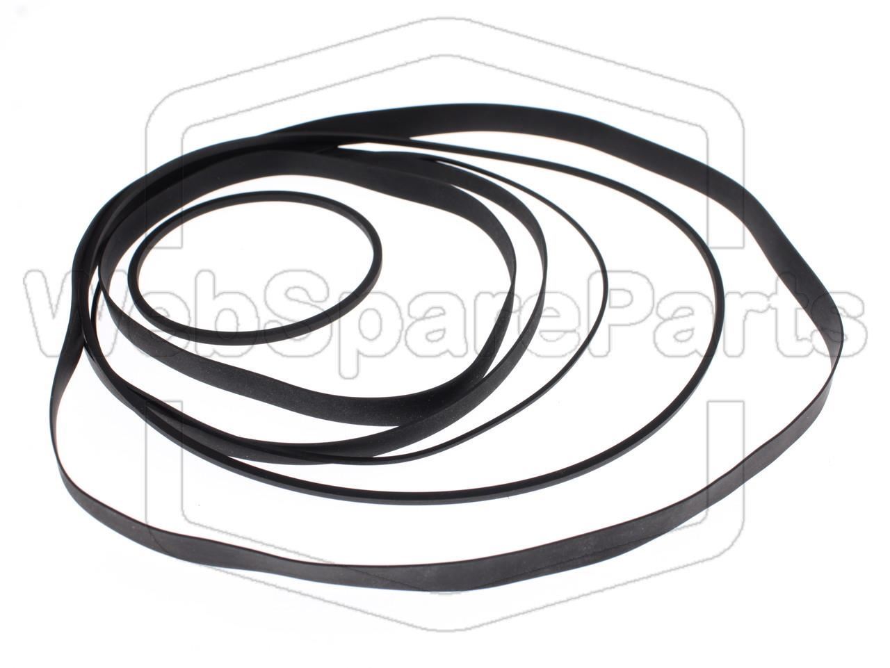 Kit cinghie ricambio per videoregistratore a cassetta NEC PVC-2400 Betamax