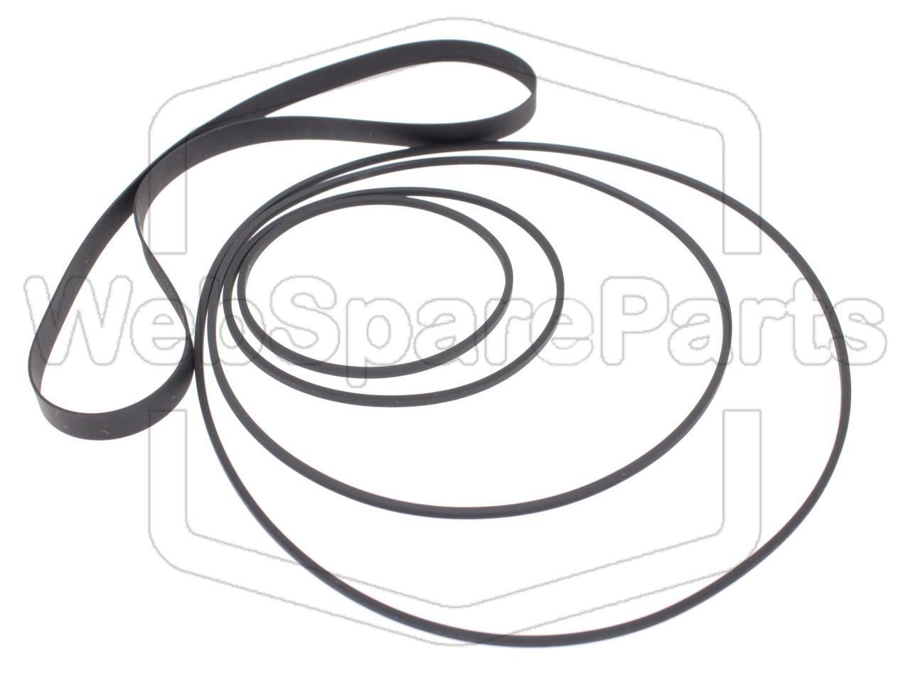 Kit cinghie ricambio per restaurazione piastra cassette vintage Pioneer CT-3000