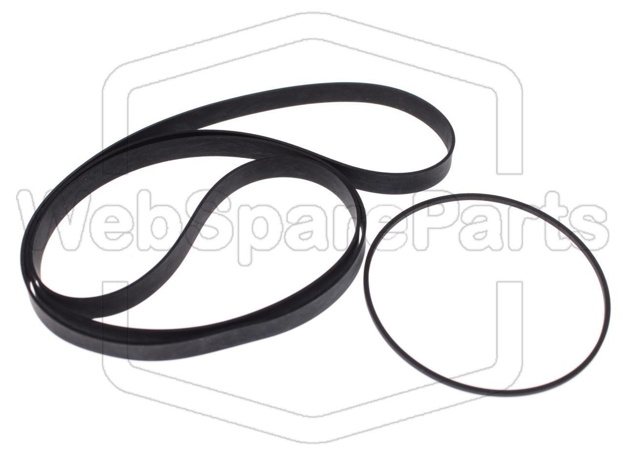 Kit cinghie ricambio per giradischi Mitsubishi Z-20