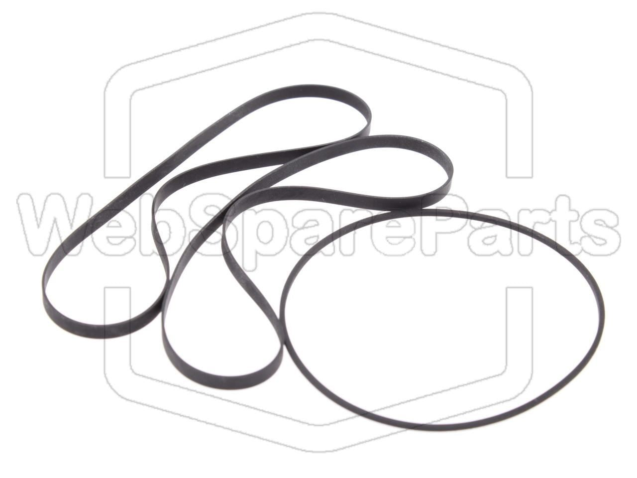 Kit cinghie ricambio per doppia piastra cassette Yamaha KX-W332