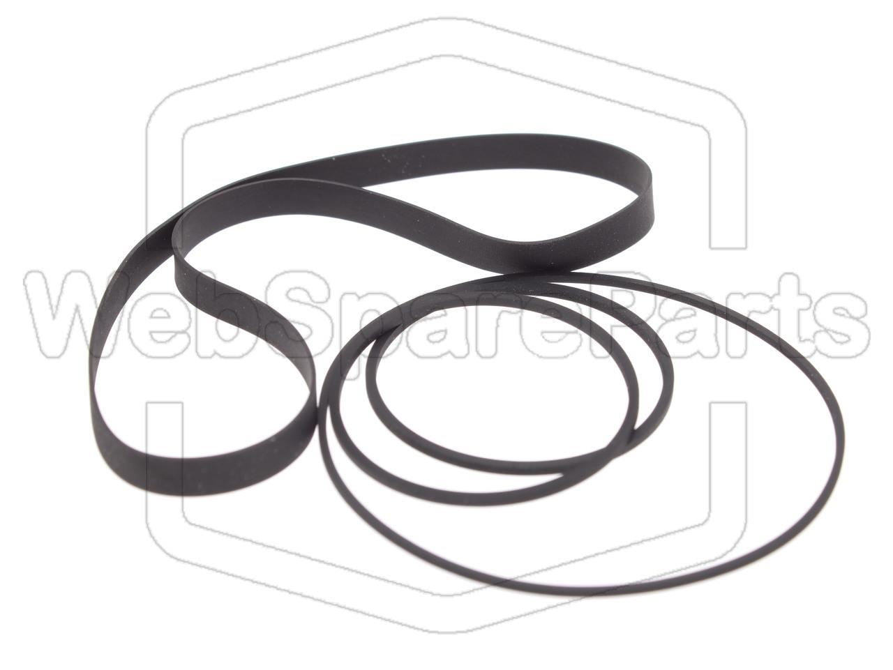 Kit cinghie ricambio per restaurazione piastra cassette vintage Pioneer CT-F700