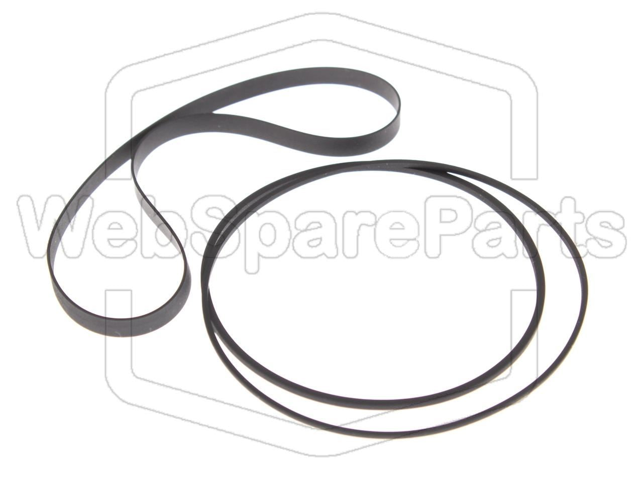 Kit cinghie ricambio per restaurazione piastra cassette vintage Sanyo RD-300