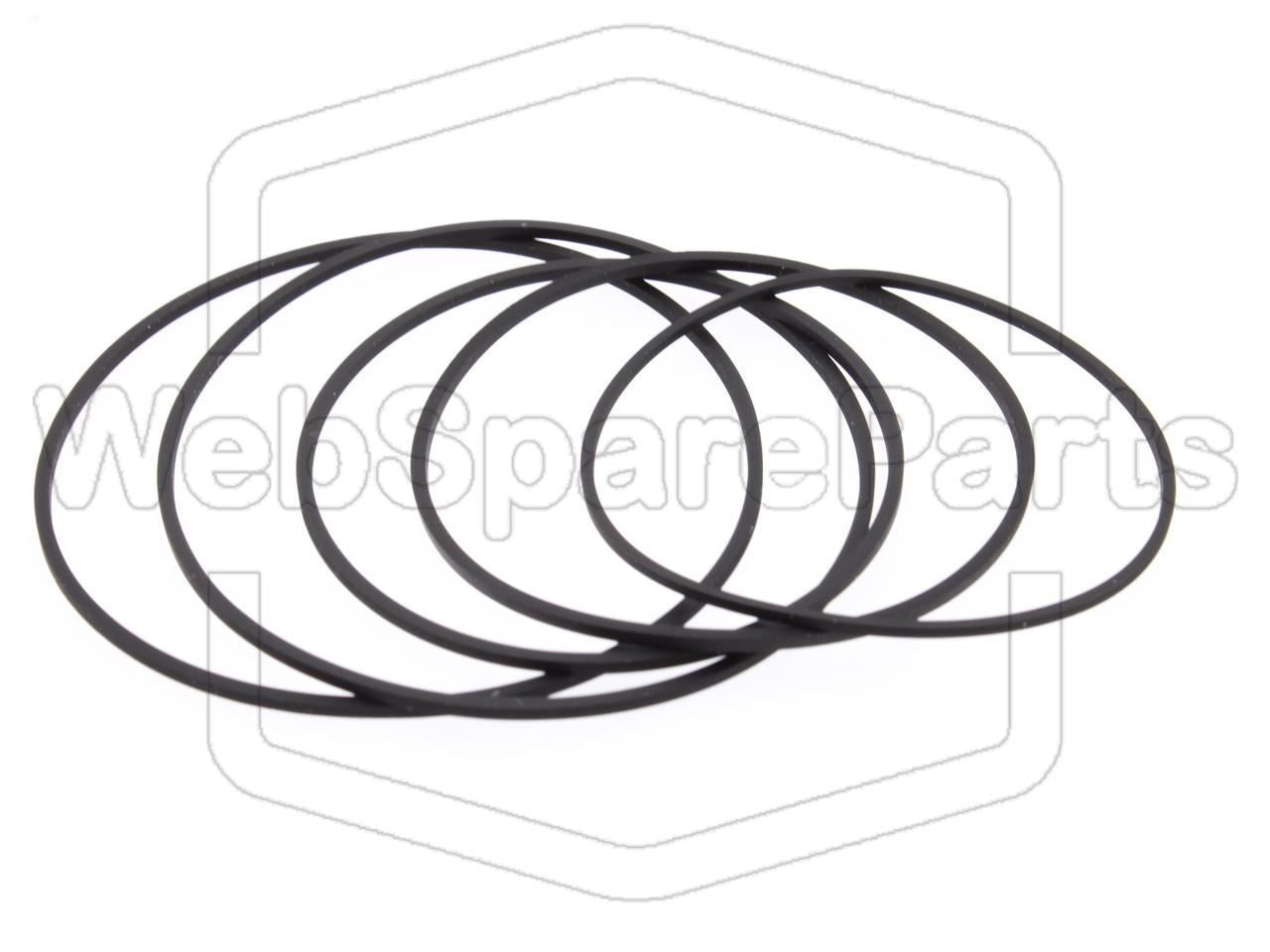 Kit cinghie ricambio per restaurazione piastra cassette vintage Sony TC-W300