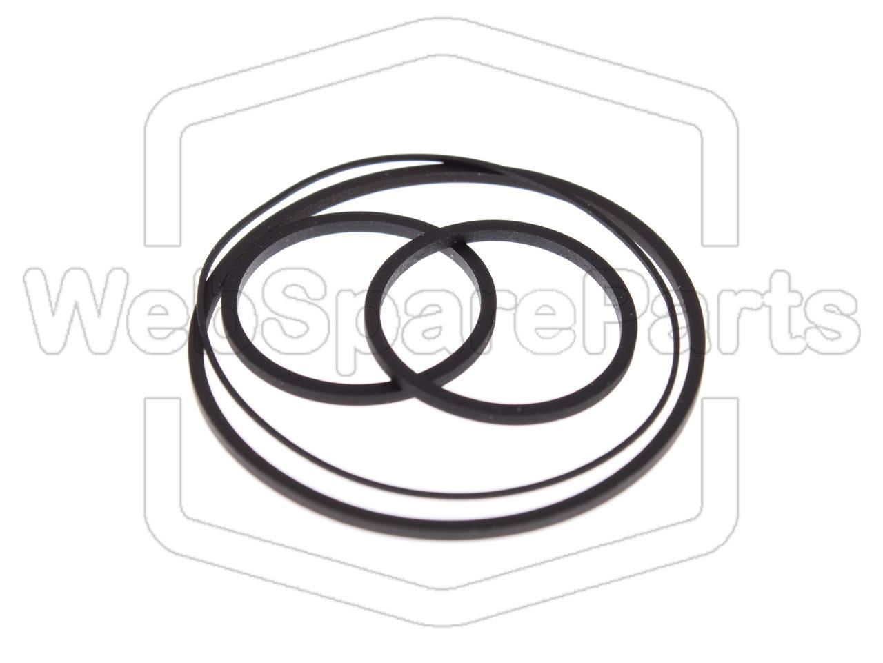 Kit cinghie ricambio per videoregistratore a cassetta Hitachi VT-56